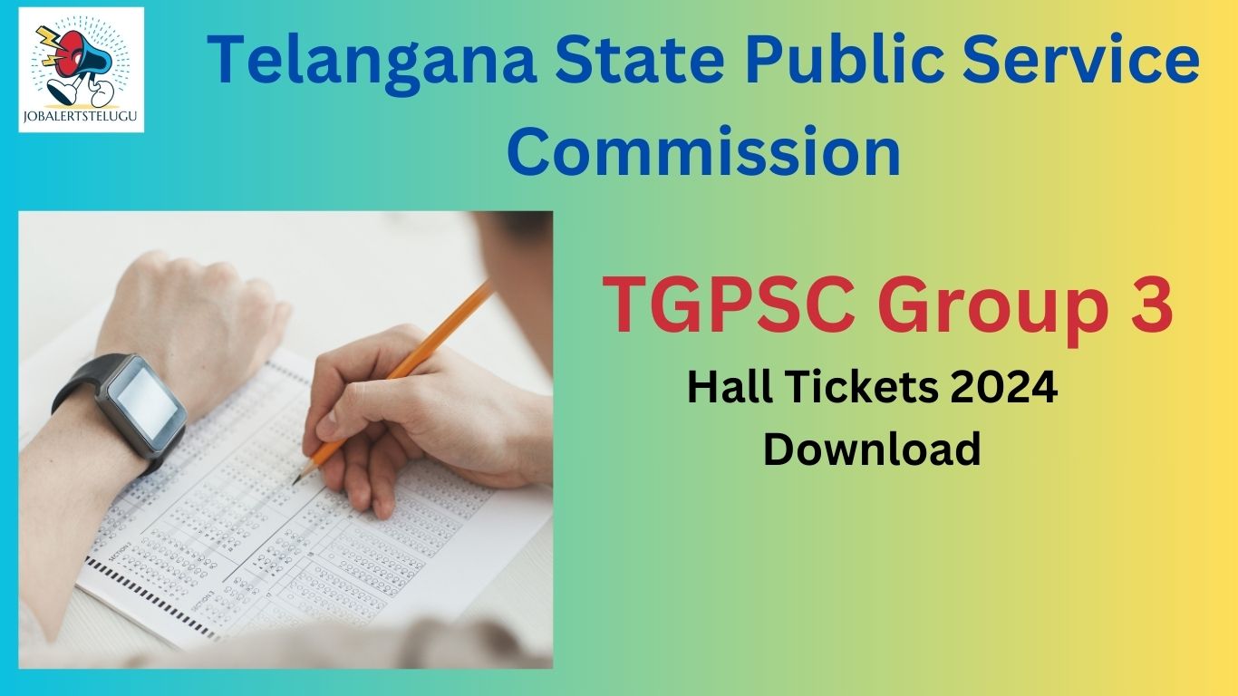 TSPSC Group 3 Hall Tickets 2024